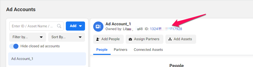 find Facebook Ad Account ID