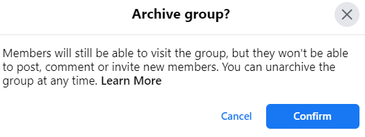archive facebook group