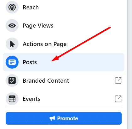 Facebook Page Insights - Posts