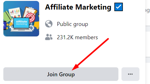 join a Facebook group