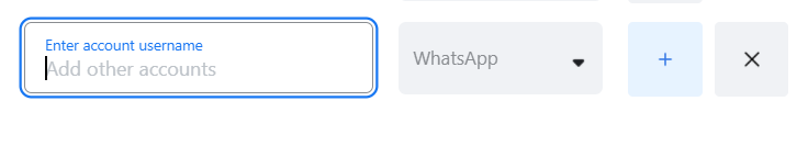 add whatsapp account to facebook page about section