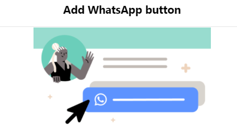 add whatsapp button to Facebook page