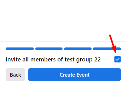 invite all facebook group members to facebook group event