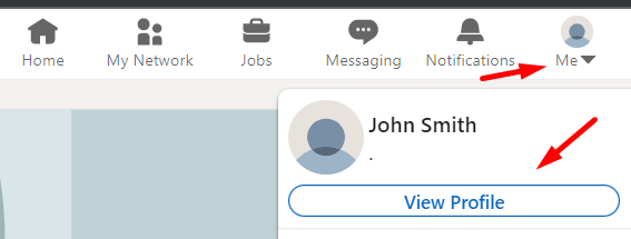 view LinkedIn profile