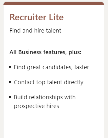 what is LinkedIn Recruiter Lite