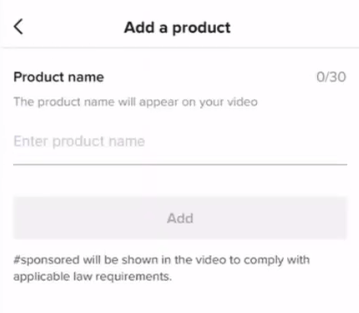add product to a TikTok video