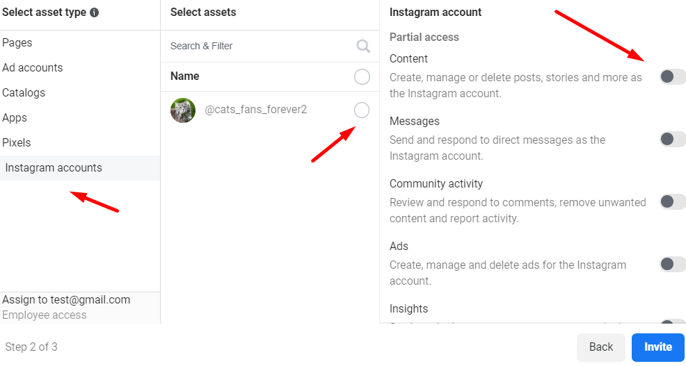 how to add user to Instagram account