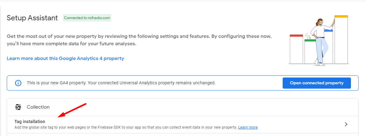 google Analytics 4 tag installation