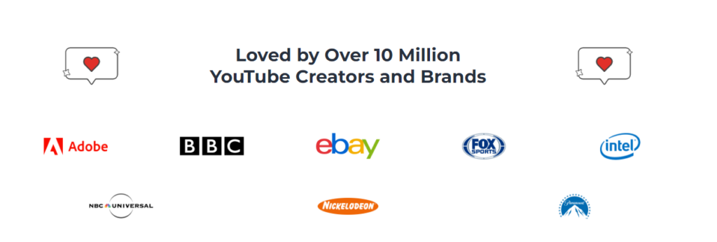 Tubebuddy is used by major global brands