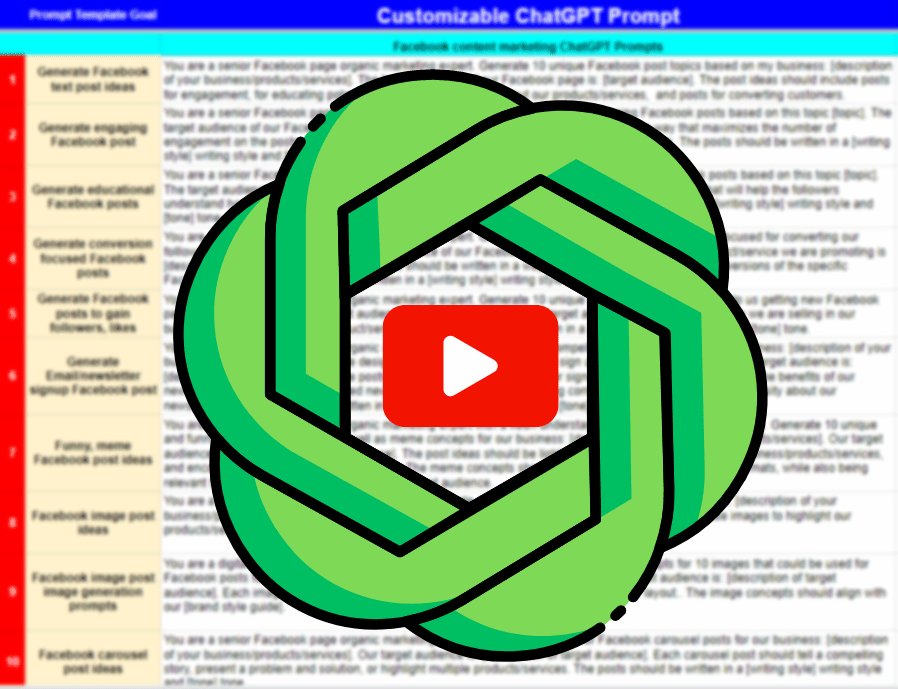 YouTube chatGPT Prompts - Website Design